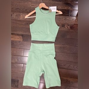 Light green matching set